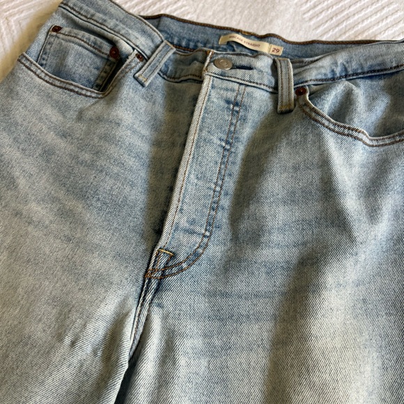Levi’s - Rib Cage Button Fly  Light Blue Jeans - Picture 4 of 16